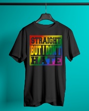pride I may be straight but I don't hate Classic T-Shirt lifestyle-mens-crewneck-front-3