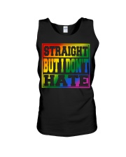 pride I may be straight but I don't hate Unisex Tank tile