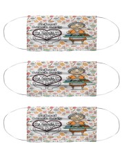 Lunch lady my heart is full mas Cloth Face Mask - 3 Pack front