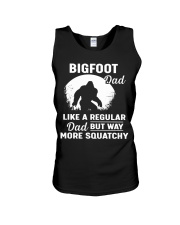 bigfoot dad more squatchy Unisex Tank tile