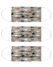 sign language pattern mas Cloth Face Mask - 3 Pack front