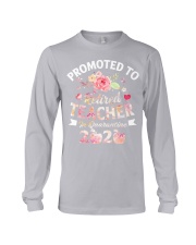 promoted to retired teacher in quarantine 2020 Long Sleeve Tee tile