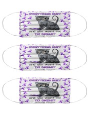 fibromyalgia Everything hurts Cloth Face Mask - 3 Pack front