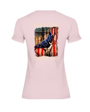 one nation under god us flag Premium Fit Ladies Tee tile