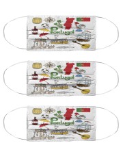 portugal map mas Cloth Face Mask - 3 Pack front