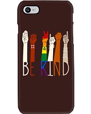 lgbt sign language be kind skin color Phone Case tile