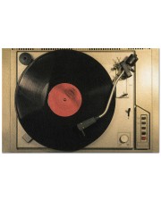 vinyl turntable mat phq-nth Doormat 22.5" x 15" front