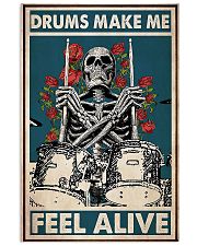 Skeleton Drummer Feel Alive poster 11x17 Poster front