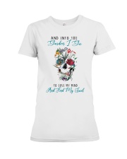 And into the garden i go skull Premium Fit Ladies Tee tile