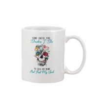 And into the garden i go skull Mug tile