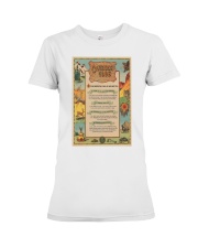scout boy outdoor code pt phq ngt Premium Fit Ladies Tee tile