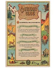 scout boy outdoor code pt phq ngt 11x17 Poster front