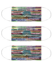 HR office mas Cloth Face Mask - 3 Pack front