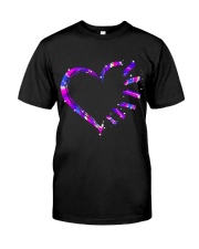 Proud School Bus Driver neon Classic T-Shirt front