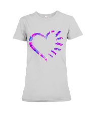 Proud School Bus Driver neon Premium Fit Ladies Tee tile