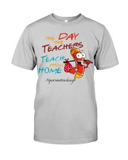teacher teach from home Classic T-Shirt tile