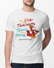 teacher teach from home Classic T-Shirt lifestyle-mens-crewneck-front-13