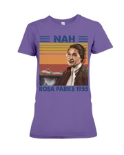 black nah parks retro Premium Fit Ladies Tee tile
