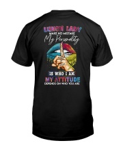 lunch lady my attitute shirt Classic T-Shirt back