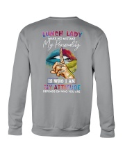 lunch lady my attitute shirt Crewneck Sweatshirt tile