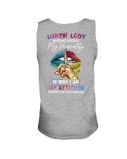 lunch lady my attitute shirt Unisex Tank tile