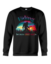 bigfoot Hiding because 2020 suc Crewneck Sweatshirt tile