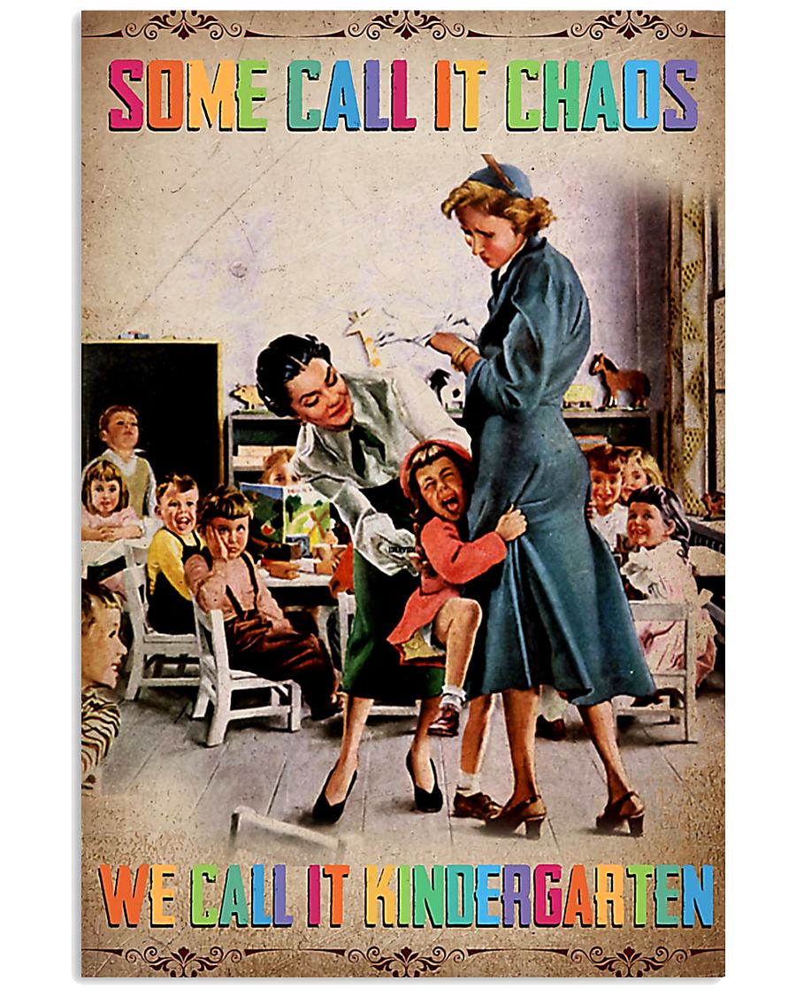 kindergarten teacher poster 11x17 Poster