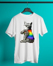 Cat Tattoo Purride LGBT Classic T-Shirt lifestyle-mens-crewneck-front-3