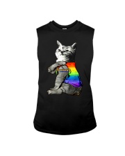 Cat Tattoo Purride LGBT Sleeveless Tee tile