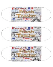 I am French Teacher Cloth Face Mask - 3 Pack front