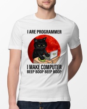 programmer cat make computer beep boop lqt cva 2 Classic T-Shirt lifestyle-mens-crewneck-front-13