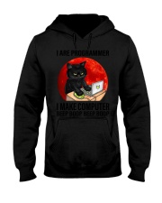 programmer cat make computer beep boop lqt cva 2 Hooded Sweatshirt tile