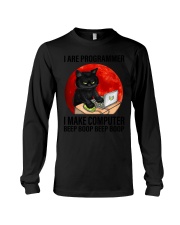 programmer cat make computer beep boop lqt cva 2 Long Sleeve Tee tile