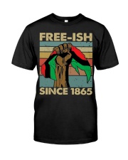 black fre-ish retro 2 Classic T-Shirt front