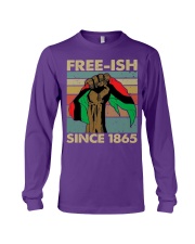 black fre-ish retro 2 Long Sleeve Tee tile