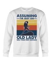 Scout Assuming Old Lady Crewneck Sweatshirt tile