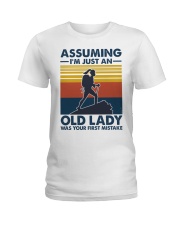 Scout Assuming Old Lady Ladies T-Shirt tile