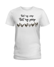 Chicken Not My Coop Ladies T-Shirt tile
