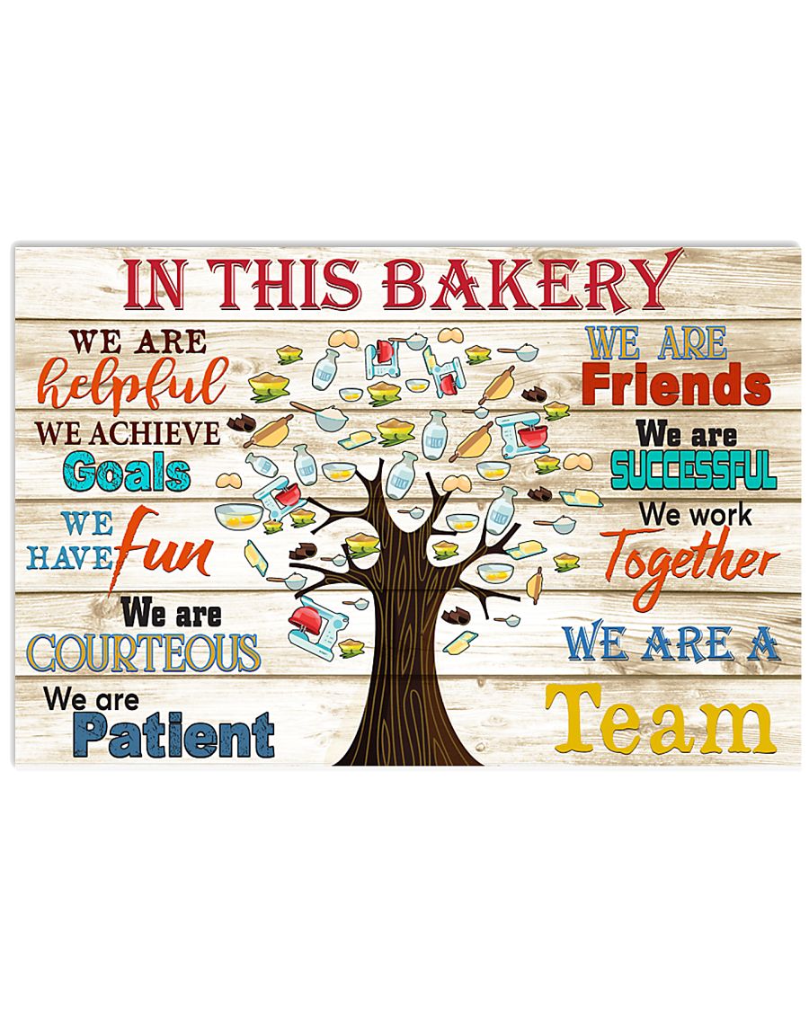 in this Bakery 17x11 Poster