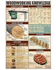 Woodworking Knowledge 24x36 Poster front