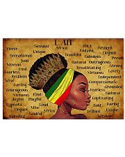 black queen text poster 24x16 Poster front
