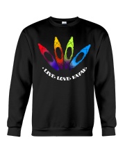 lgbt kayak-outdoors-i-love Crewneck Sweatshirt tile