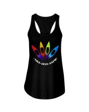 lgbt kayak-outdoors-i-love Ladies Flowy Tank tile