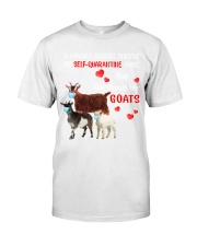 quarantine-alone-goats Premium Fit Mens Tee tile