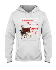 quarantine-alone-goats Hooded Sweatshirt tile