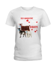 quarantine-alone-goats Ladies T-Shirt tile