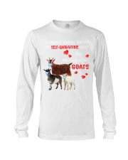 quarantine-alone-goats Long Sleeve Tee tile
