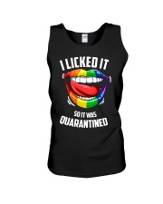 lgbt lick it quarantined Unisex Tank tile