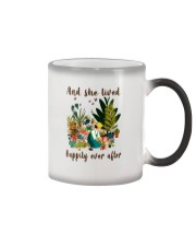 gardener And she lived happily ever after Color Changing Mug tile