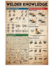 welder knowledge 11x17 Poster front